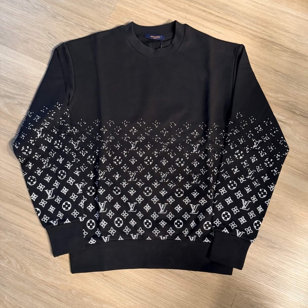 ‼️LOUIS VUITTON MONOGRAM GRADIENT CREWNECK – MADE IN ITALY 🔥